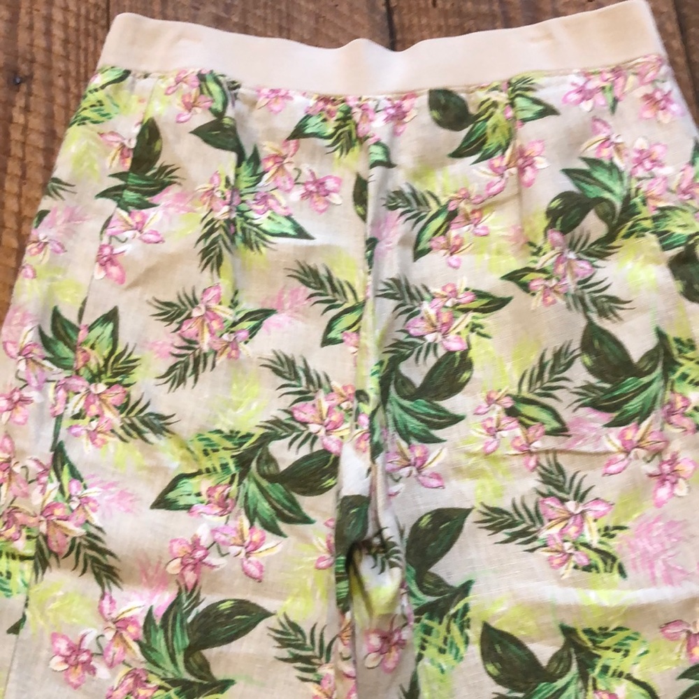 J Jill floral linen pants Small - Picture 5 of 5